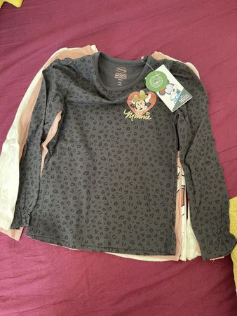 Lot 3 T-shirts manches longues Disney Minnie taille 122