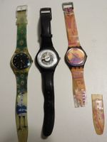 3 x Swatch Damen Armbanduhr - gebraucht für Sammler
