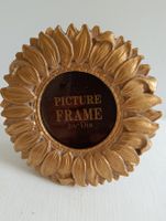 Mini Bilderrahmen Gold Vintage Sonnenblume 10.5cm Fotorahmen