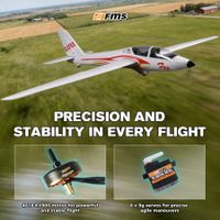 FMS Fox Sport Glider V2, Elektrosegler Spw 2320mm, PNP
