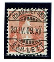 Helvetia 104 Vollstempel Chaux de Fonds