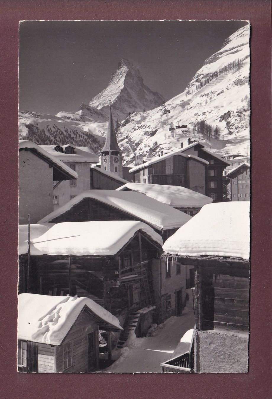Cartoline postali: ZERMATT - Matterhorn - 1968 – Usato da Pully venduto da nicecards