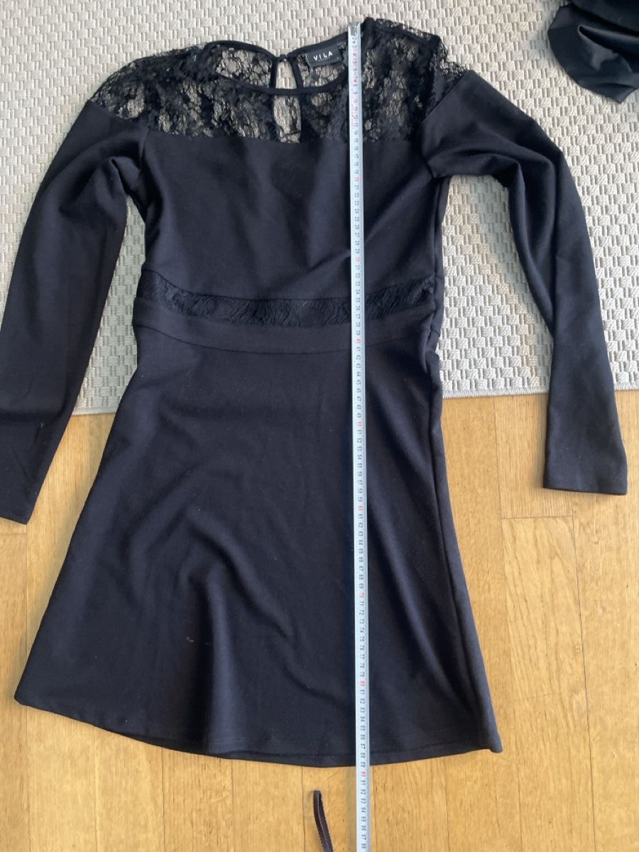 Vila Kleider: Kleid VILA, Langarm Spitze, M – Gebraucht aus Solothurn von Bobesch08 5