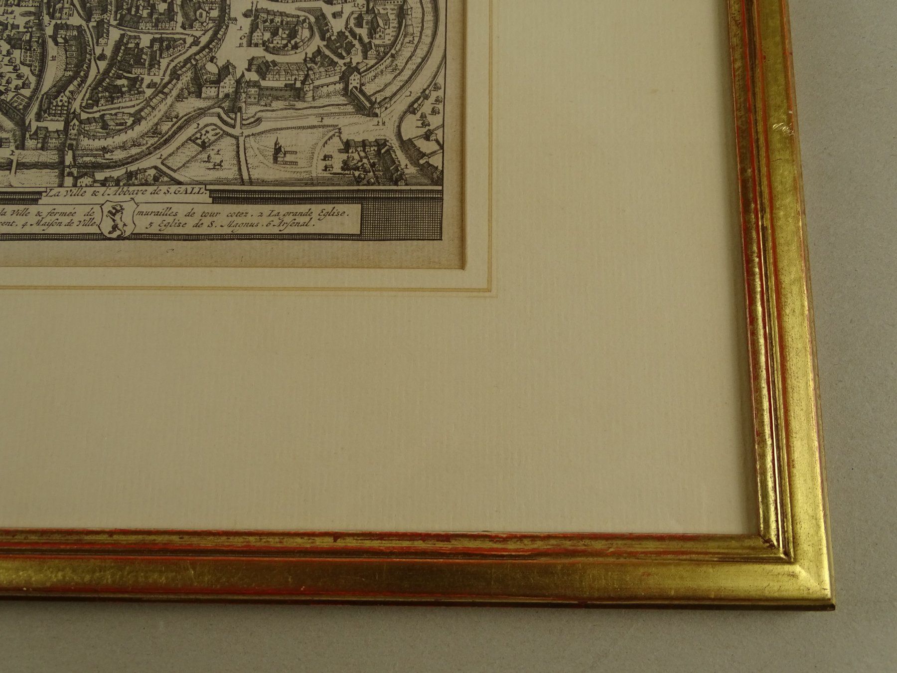 Incisioni: ST. GALLEN, KUPFERSTICH 1778 – Usato da Grüningen venduto da Kartensammler 8