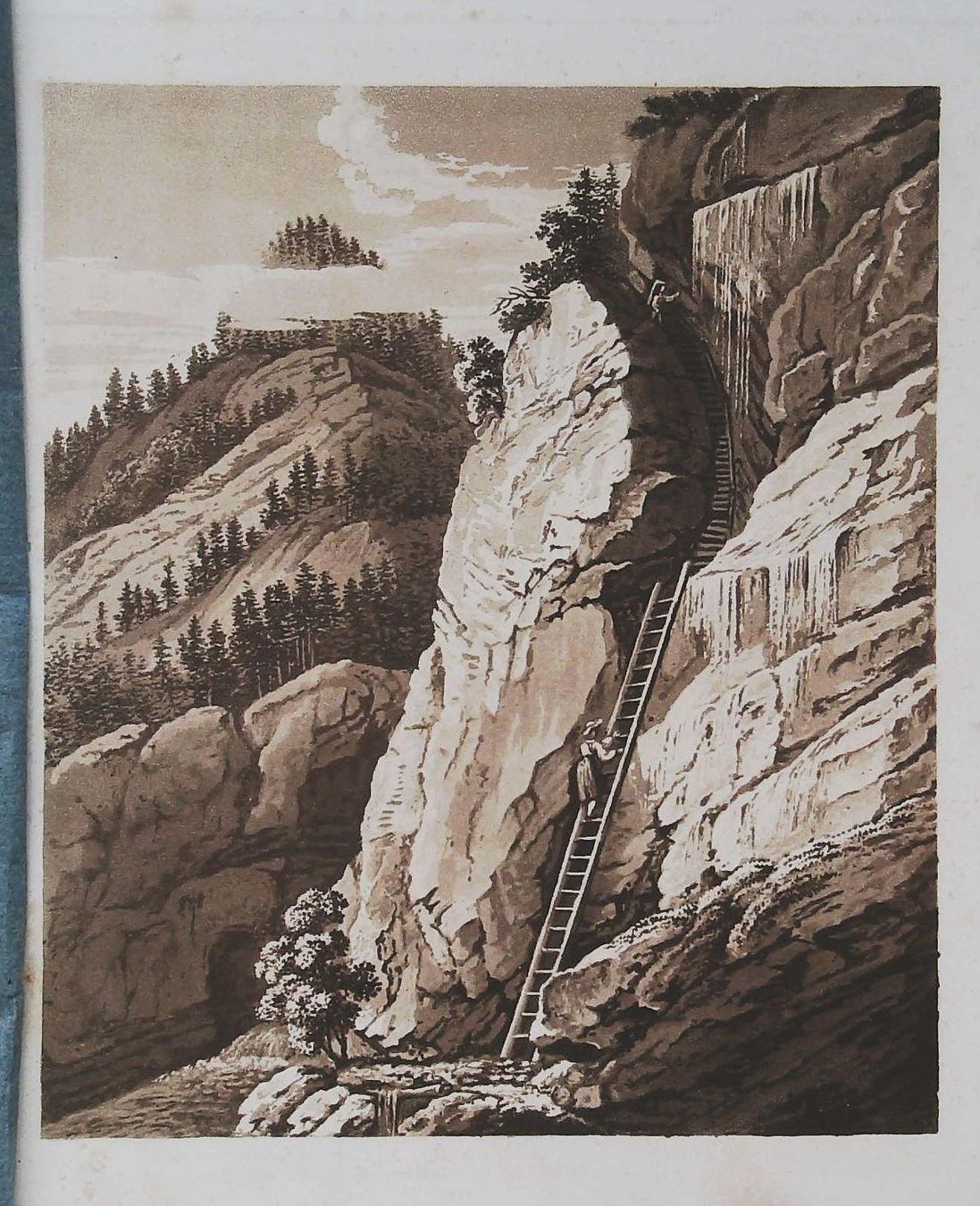 Stiche: Weissenburg Neujahrsblatt 1823 mit Ansicht – Gebraucht aus Rafz von Helvet32