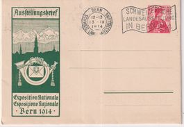 Y80) ) Ausstellungsbrief Bern 1914, sehe Scan