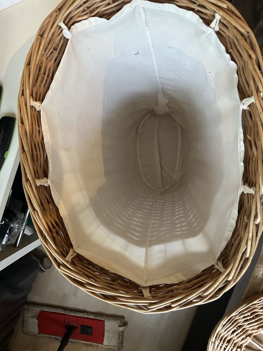 Wäschekörbe: Ratan Waschkorb – Neu (gemäss Beschreibung) aus Basel von Ivana_4 5