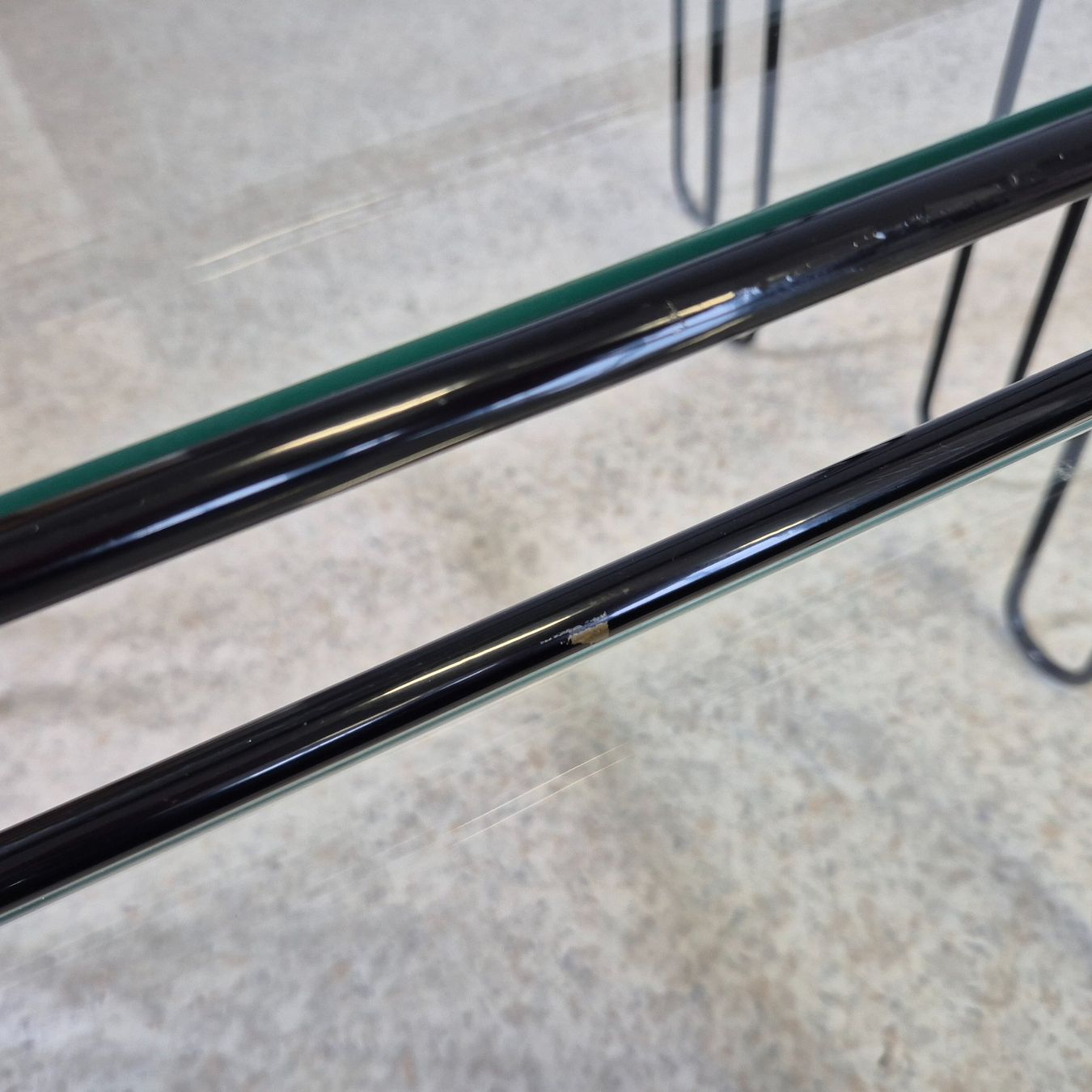Tavoli: 1980 Wire Nesting Tables, Satztisch, Coffee-Table Glastische – Usato da Nottwil venduto da Wondewa-Shop 6