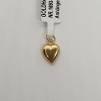 Echt 18K Gold - Herz Anhänger