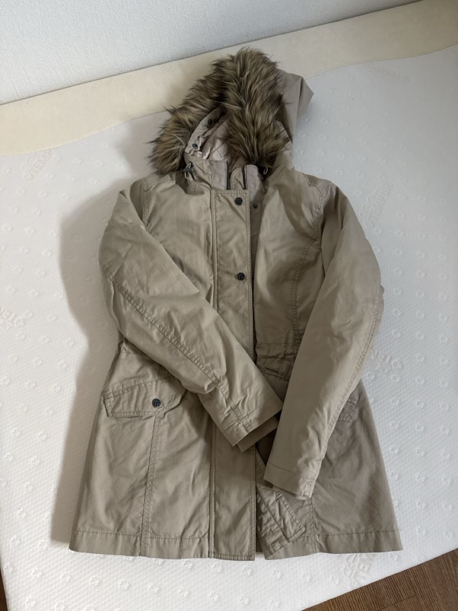 Comma Cappotti: Wintermantel COMMA beige in Grösse 38 – Usato da Fürstenau venduto da Du-01