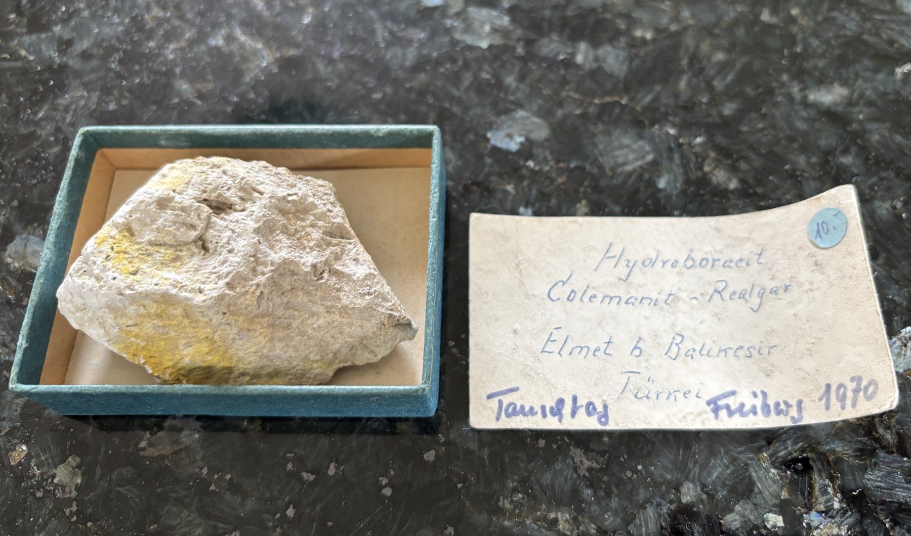 Mineralien & Heilsteine: Hydroboracit, Mineral, Türkei, selten – Gebraucht aus Birmenstorf AG von tritonius 1