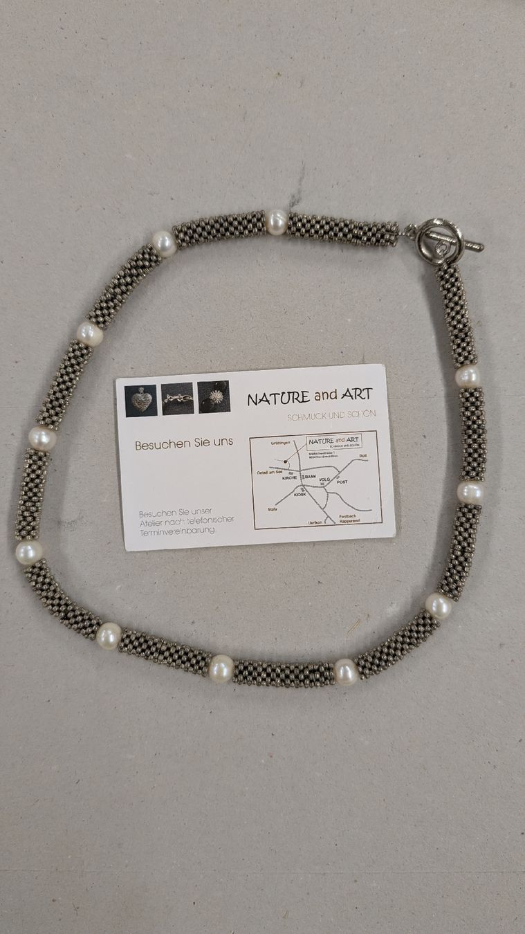 Catenine: Perlenkette von Nature and Art – Nuovo e nell'imballaggio originale da Volketswil venduto da mar_c5pv 2
