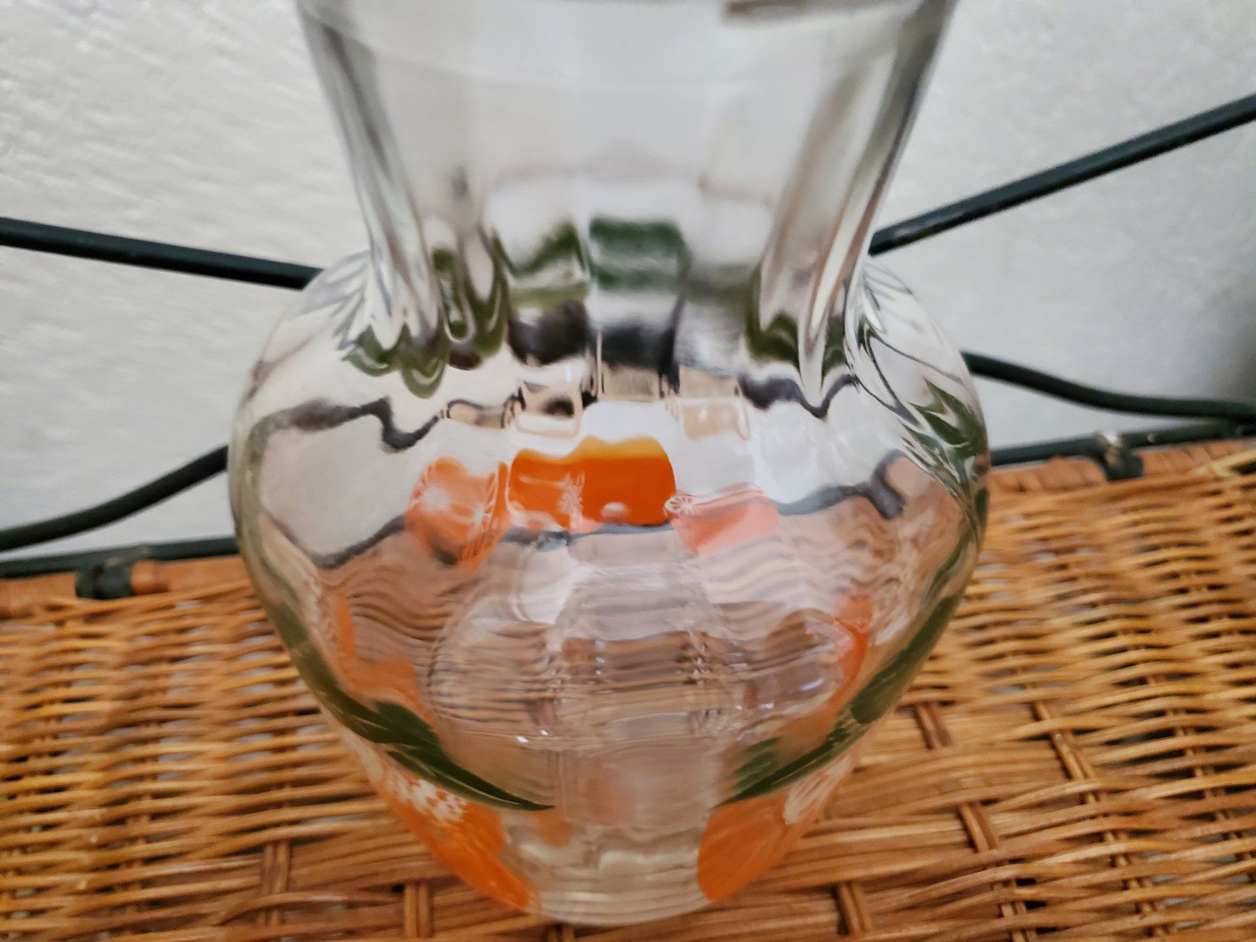 Caraffe: Carafe avec couvercle décor oranges – Usato da Rennaz venduto da La_malle_du_dauphin 6