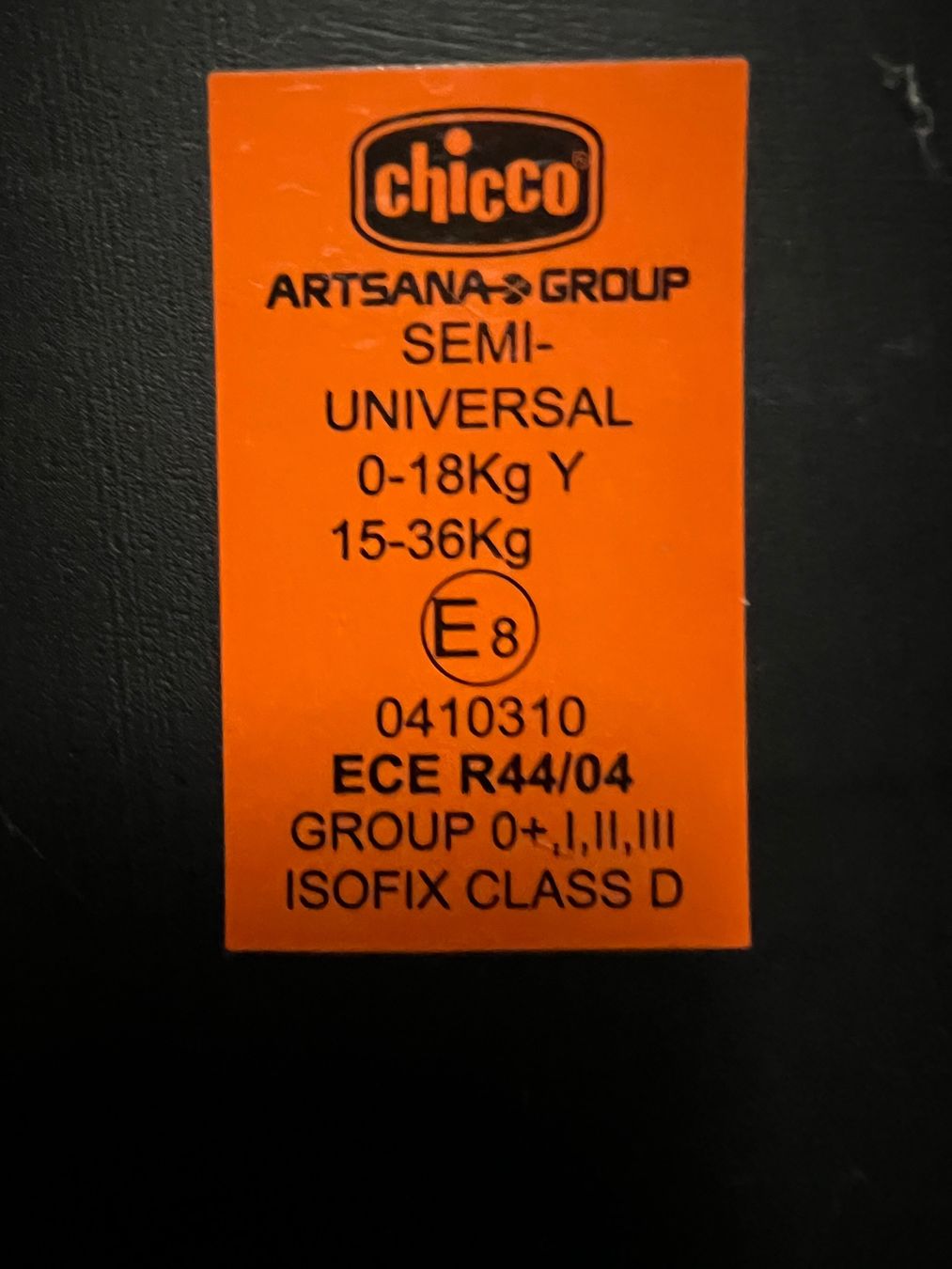 Chicco Seggiolini per auto: Chicco Autositz Groesse, Top Zustand – Usato da Würenlos venduto da ollag01 2