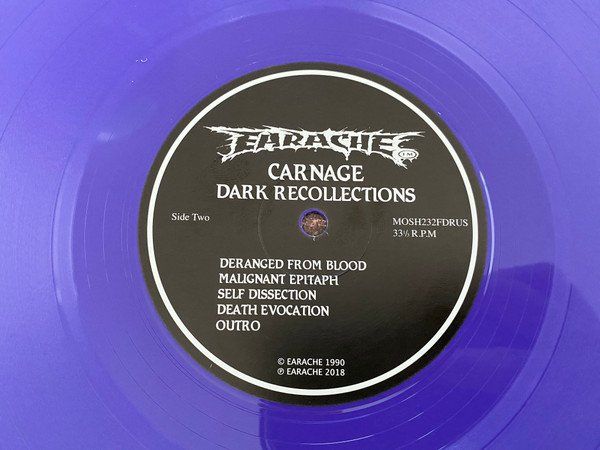 Dischi in vinile: CARNAGE Dark recollections LP PURPLE 2019 – Nuovo e nell'imballaggio originale da Solothurn venduto da the_real_faetze 1