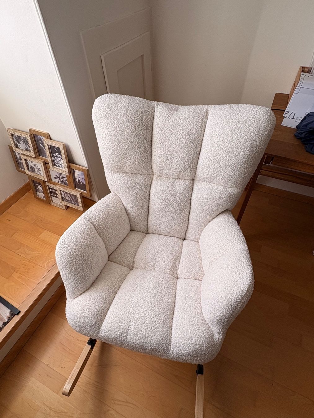 Poltrone: Schaukelstuhl weiss – Nuovo (secondo la descrizione) da Ins venduto da fei_ttb6 2