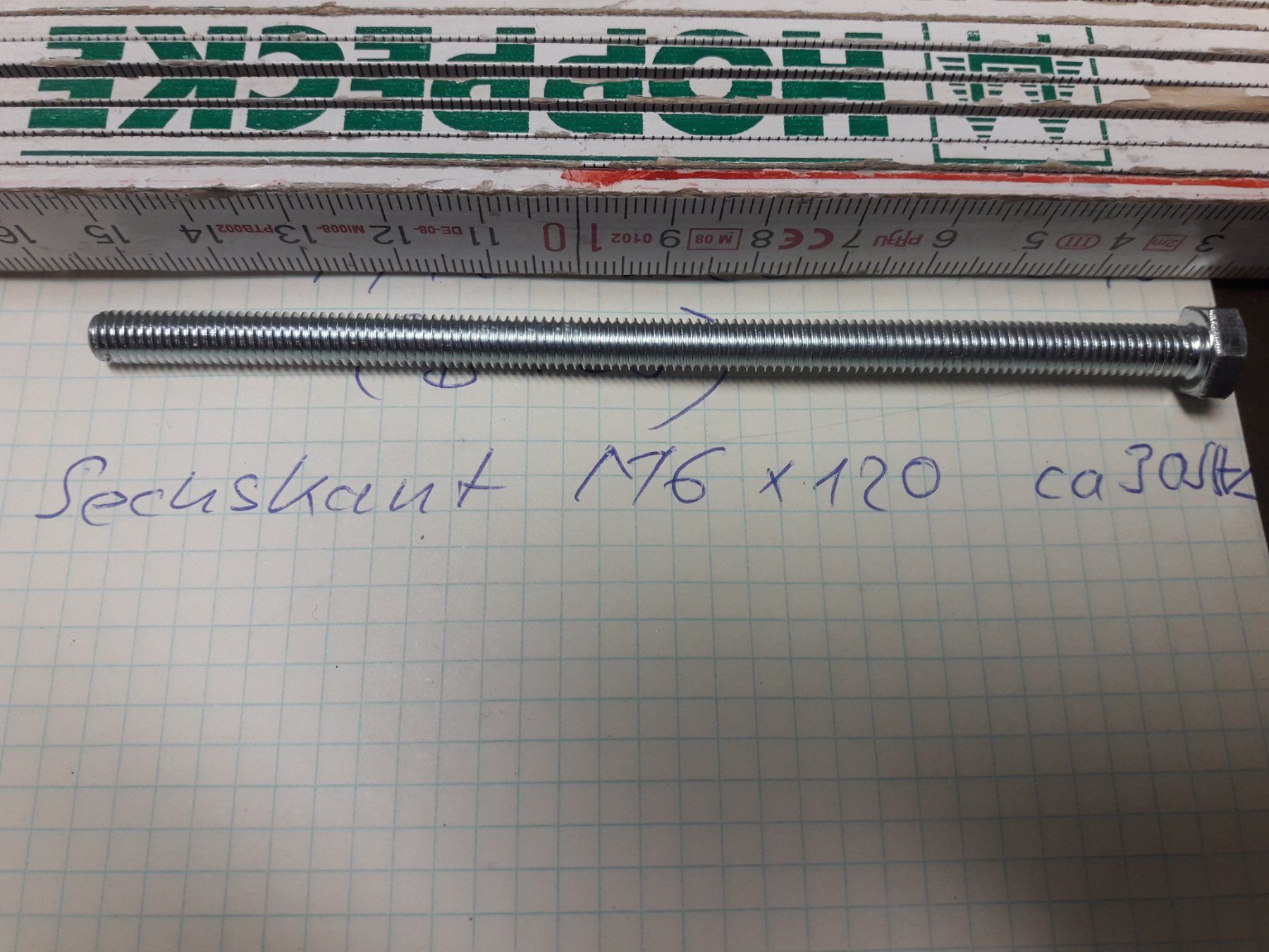 Ferramenta: Stahlschrauben M6x120 – Nuovo (secondo la descrizione) da Beringen venduto da Hexe78