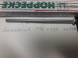 Stahlschrauben M6x120