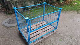 Box grillagé pour bois