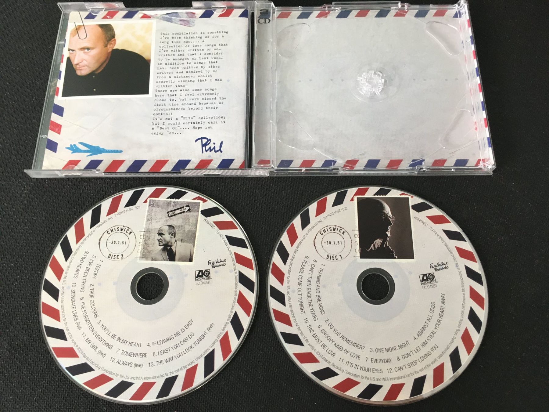 CD: Phil Collins - Love Songs -CD- 2cd – Usato da St.Gallen venduto da MedienJoe 1