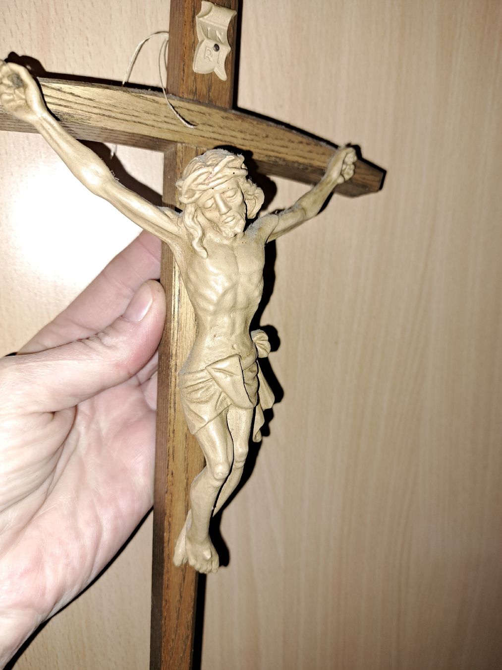 Statuette: antikes Jesuskreuz – Usato da Kölliken venduto da Upcycling-by-Mc-TAM 1