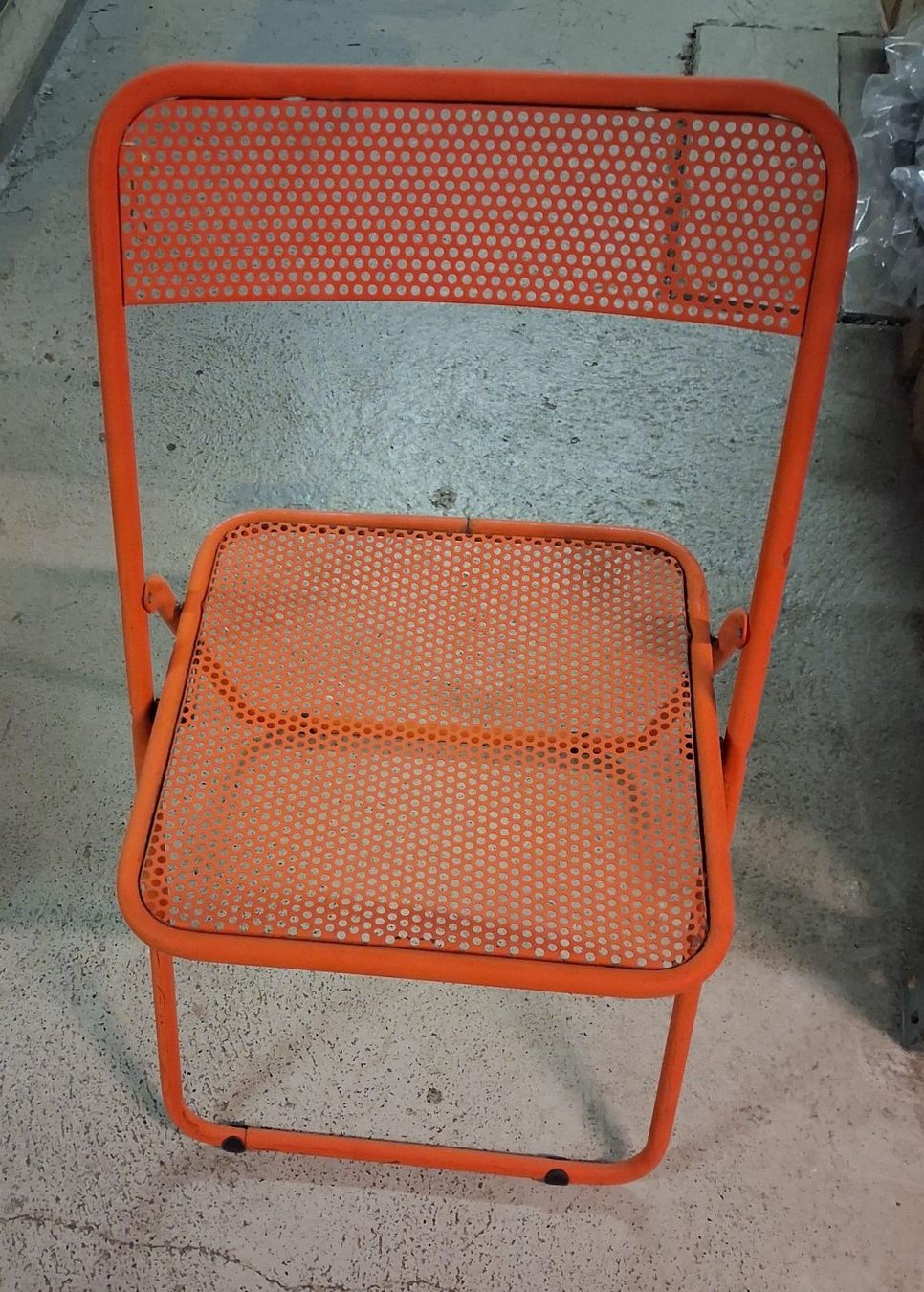 Ikea Sedie: IKEA TED NET Klappstuhl, orange, 1970er – Usato da Tägerig venduto da rob_psv5