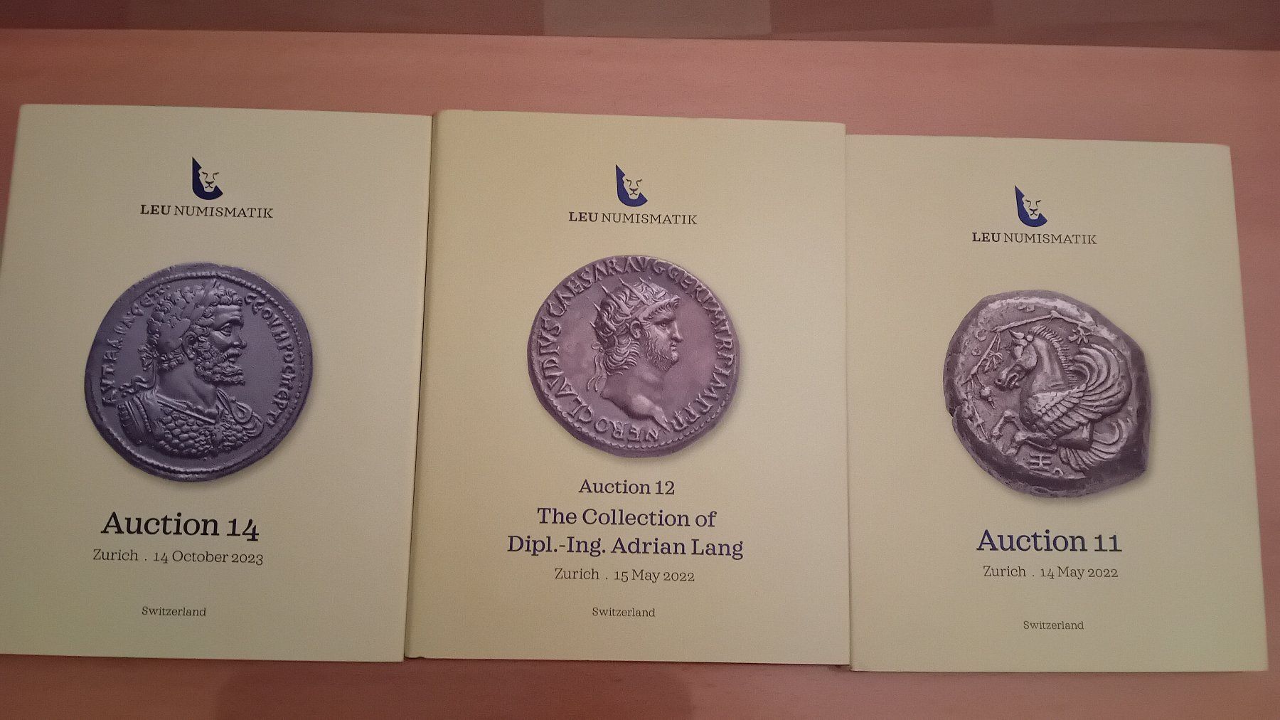 Libri: 4 Leu Numismatik Auction Kataloge – Usato da Fribourg venduto da Werkt