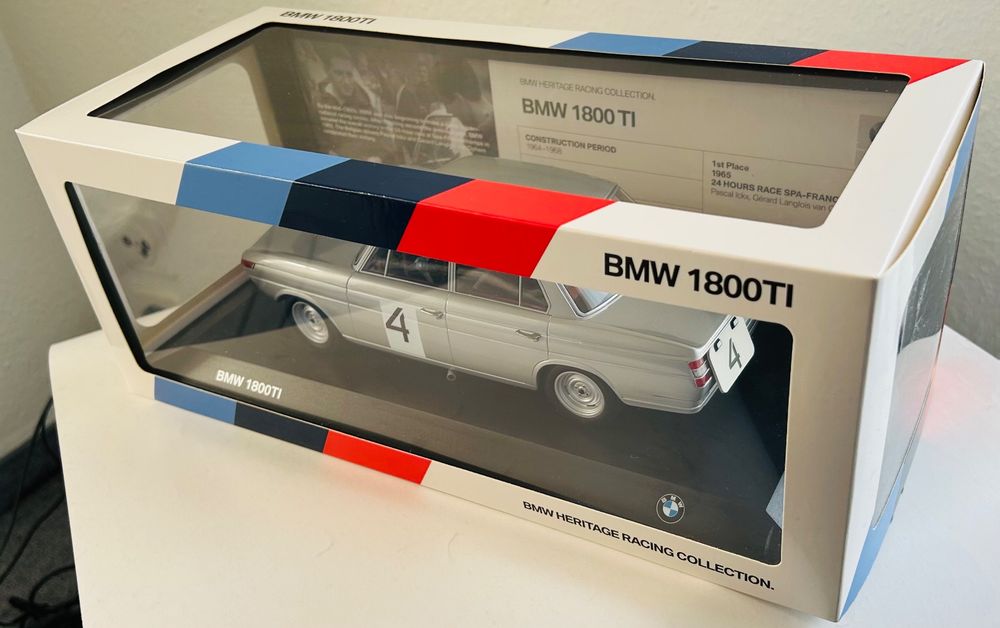 Modellauto BMW 1800 TI /1965/ 1:18 / BMW HERITAGE COLLECTION | Kaufen ...