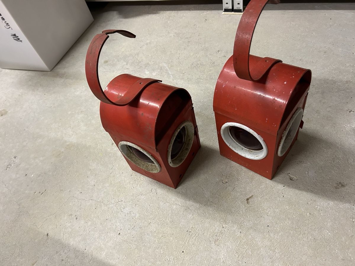 SBB/CFF/FFS Lampade: Antike Bahnlampen SBB – Usato da Wigoltingen venduto da EK888 1