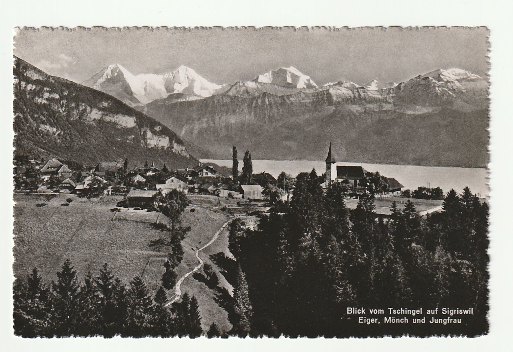 Cartes postales: Ansichtskarte Tschingel Sigriswil Eiger Mönch Jungfrau – D'occasion à St. Gallen par Ricardo_Deals