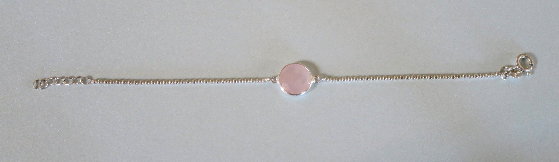 Bracciali & Braccialetti: Armband Silber 925, mit Rosenquarz – Usato da Brittnau venduto da marlenestone 1