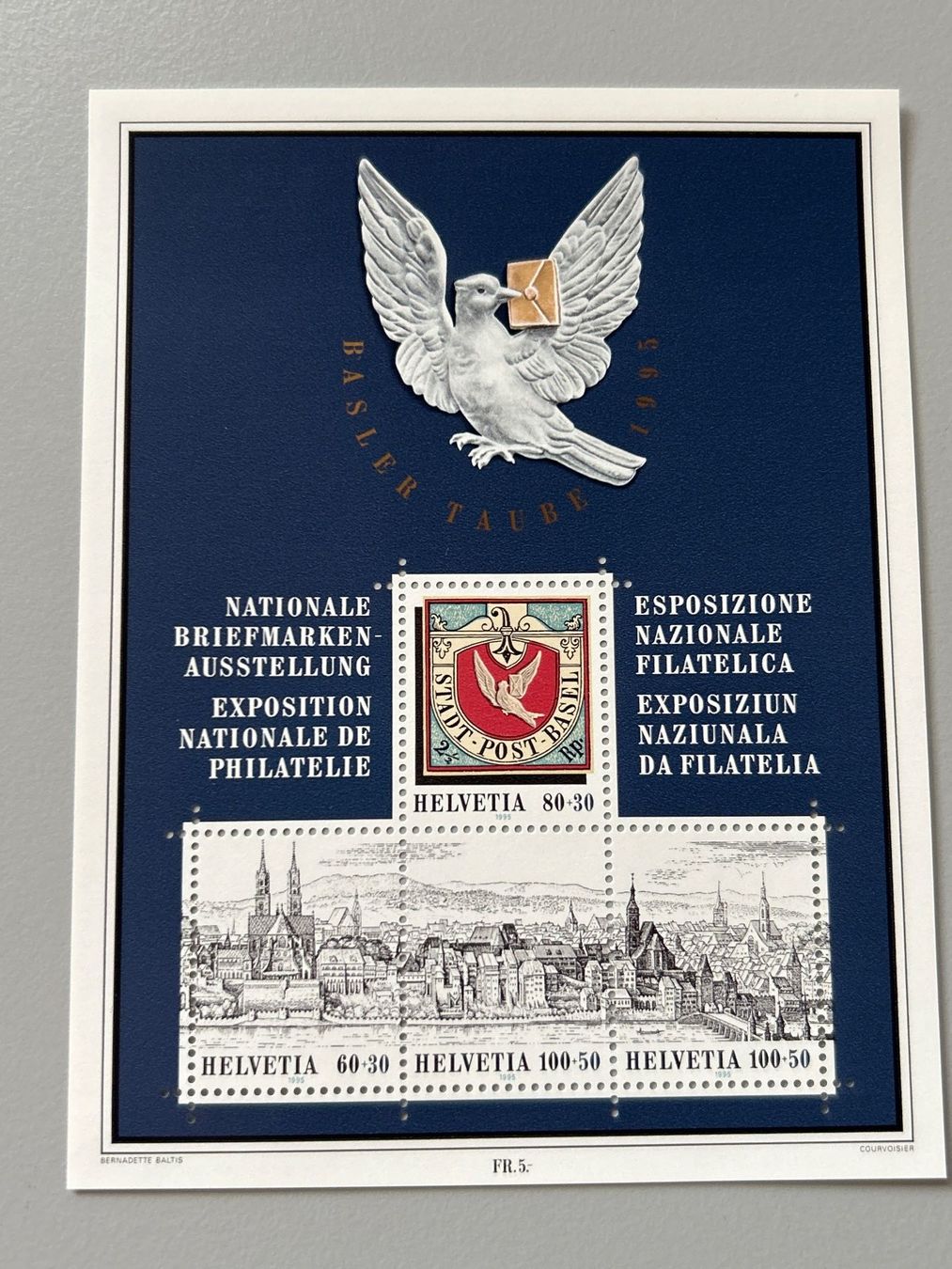 Tutti i francobolli: Briefmarke - Schweiz - Basler Taube 1995 - postfrisch – Nuovo (secondo la descrizione) da Buochs venduto da RicardoMary