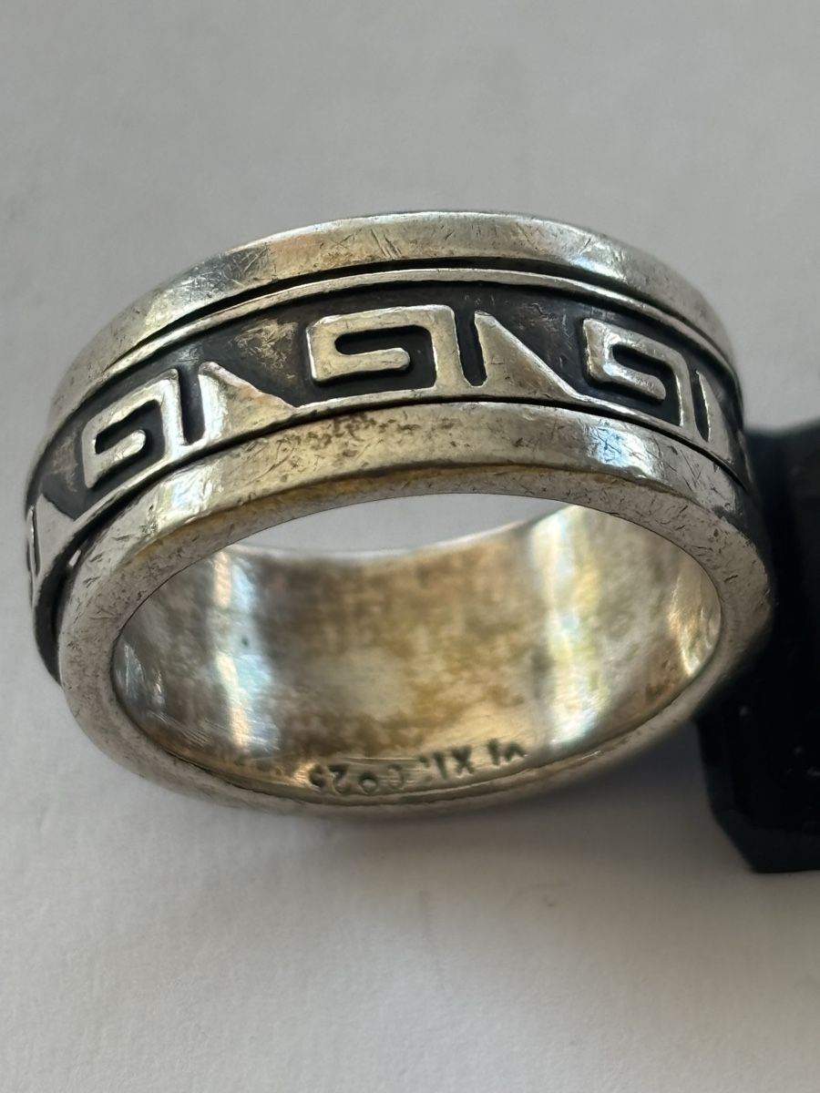 Ringe: Ring Silber 925 mit griechischem Muster gebraucht – Gebraucht aus Langnau am Albis von flusspflege 1