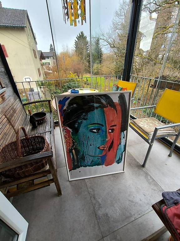 Cornici: Kunstposter mit Bilderrahmen Holz/Glas, 70/100 cm – Usato da rothenburg venduto da Dagla1 1