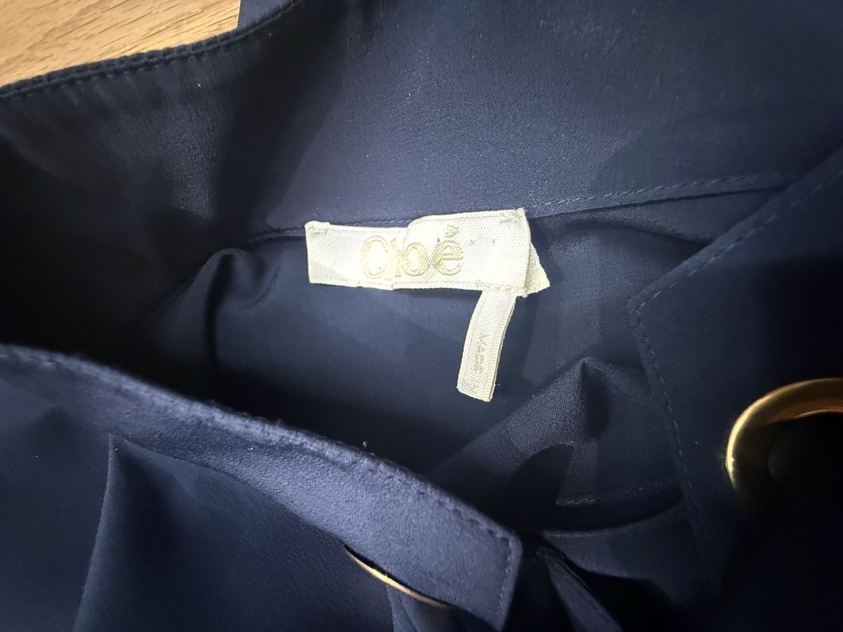 Chloé Camicette: CHLOÉ Silk blouse, navy – Nuovo (secondo la descrizione) da Bäch SZ venduto da jfog 1