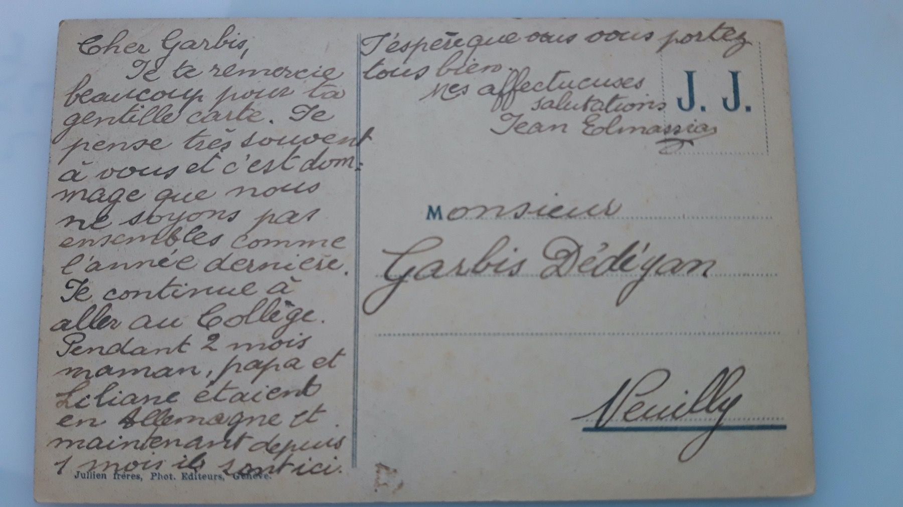 Ansichtskarten: Geneve La Rade et le Monument Brunswick – Gebraucht aus Sargans von nicsam1815 1