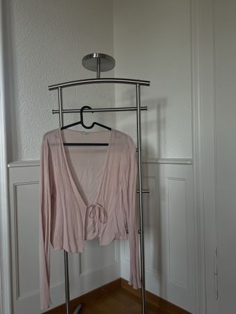 Damen Jäckchen rosa zum Binden Langarm Grösse S neuwertig