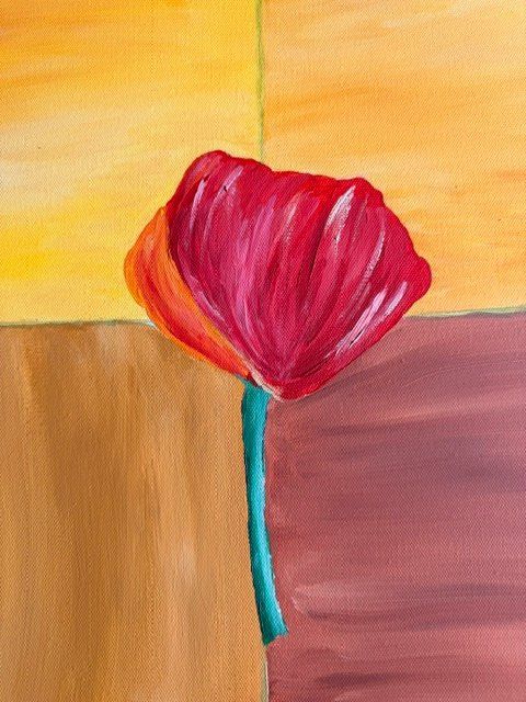 Gemälde: Zwei handgemalte Tulpenbilder, Frühling, Wanddeko 🖼️ – Gebraucht aus Wallbach von storm64 1