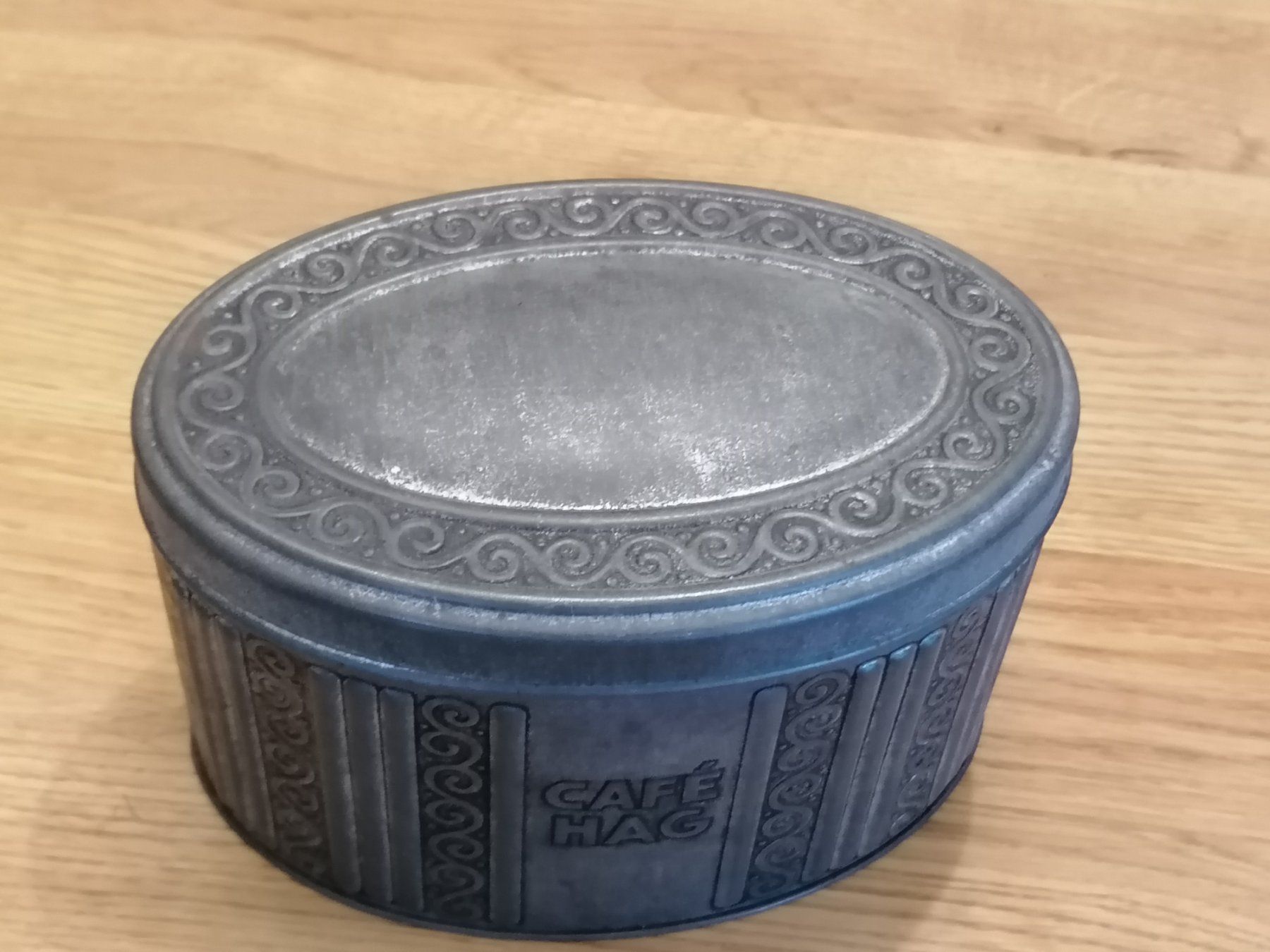 Pots: Antike Café HAG Blechdose – D'occasion à Basel par vintagecollector 1