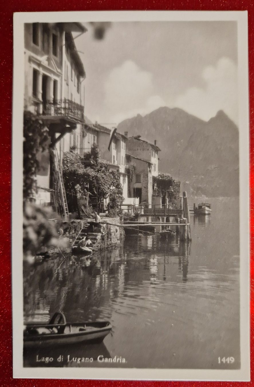 Ansichtskarten: Gandria - Lago di Lugano  Top – Neu (gemäss Beschreibung) aus Melchnau von Fishel