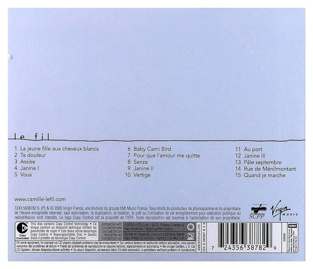 CD: Camille Dalmais - le fil – Usato da Unterbch venduto da uqliv 1