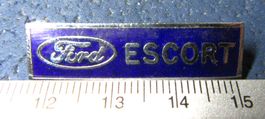 FORD ESCORT AUTO LOGO ANSTECKNADEL ENAMEL VINTAGE