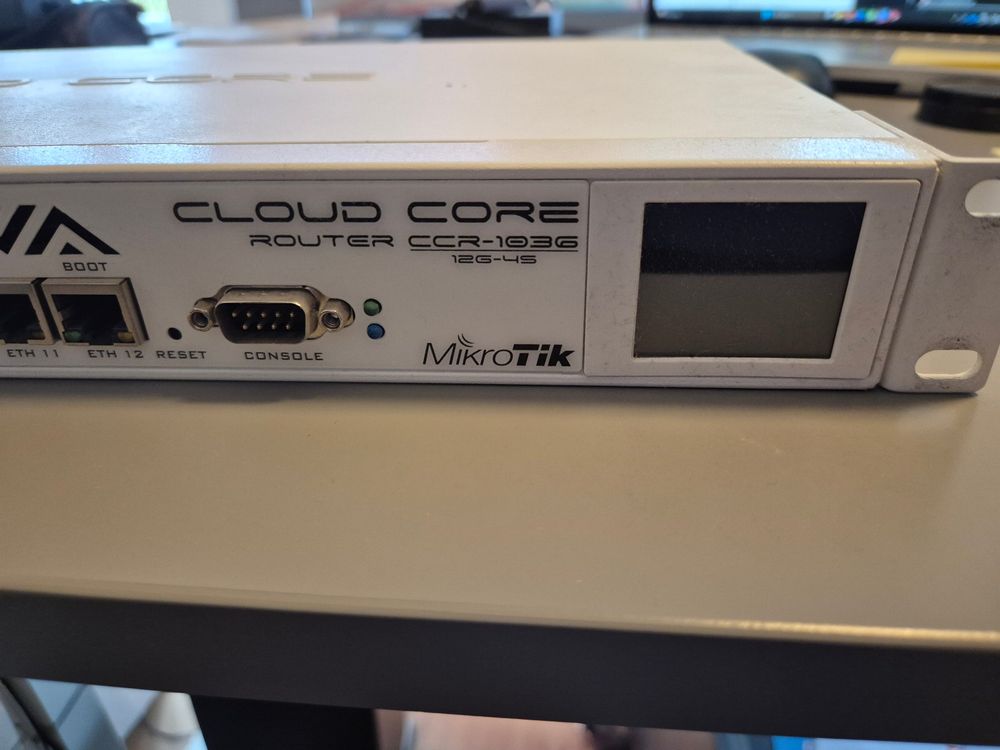Mikrotik Cloud Core Router CCR-1036 12G-4S (Gebraucht) in Grüt für CHF ...