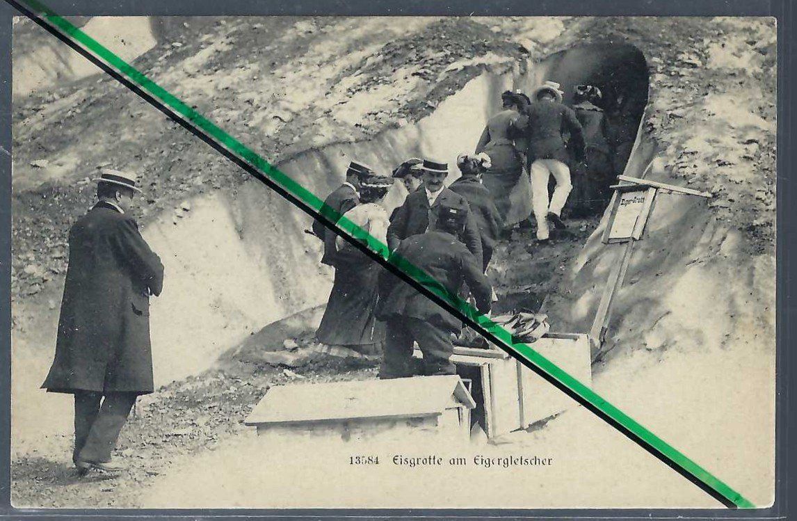 Cartoline postali: Eigergletscher, Eisgrotte. – Usato da Horw venduto da SwissSteamMemories