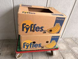 2 Bananenkartons