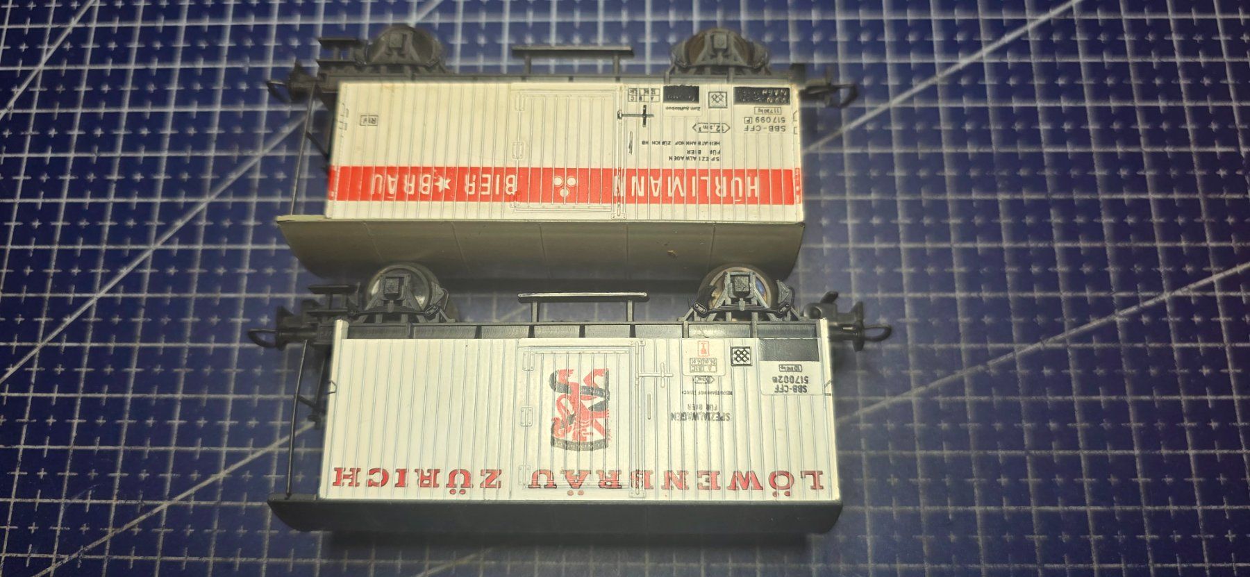 Liliput Modellini di ferrovie: Liliput SBB güterwagen 2 stück HO/AC – Usato da Hochfelden venduto da Danizh0 2