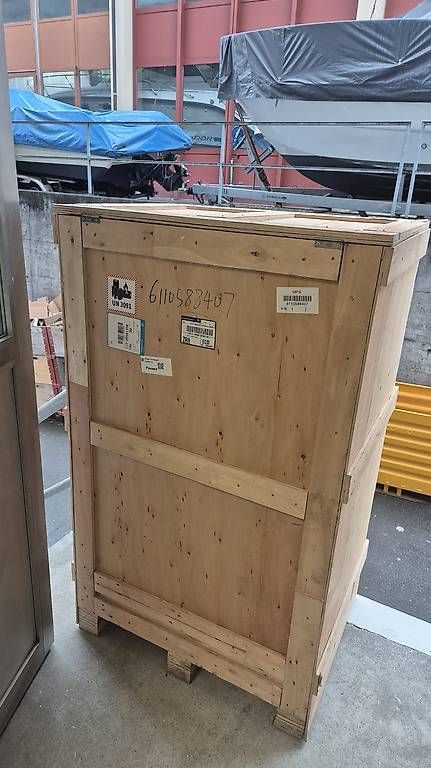 Casse di trasporto: Transportkiste Holz mit Deckel oben – Usato da Kerns venduto da Naturalpower 2