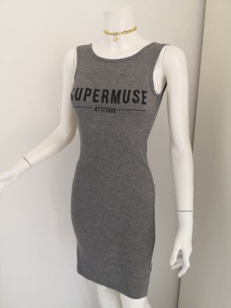 🤩MANGO STRETCH KLEID GRAU GERILLT & DRUCK NEU & D&G P.