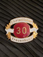 Christlicher Frauenbund Anstecknadel 30 Jahre, Vintage!