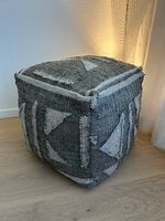 Sitzkissen aus Wolle, Jutte und Baumwolle